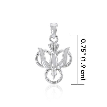 Flying Dove Sterling Silver Pendant TP775